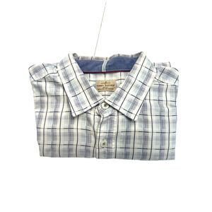Tommy‎ Bahama Mens L/G Plaid Long Sleeve Button Up Shirt Island Crafted Jeans